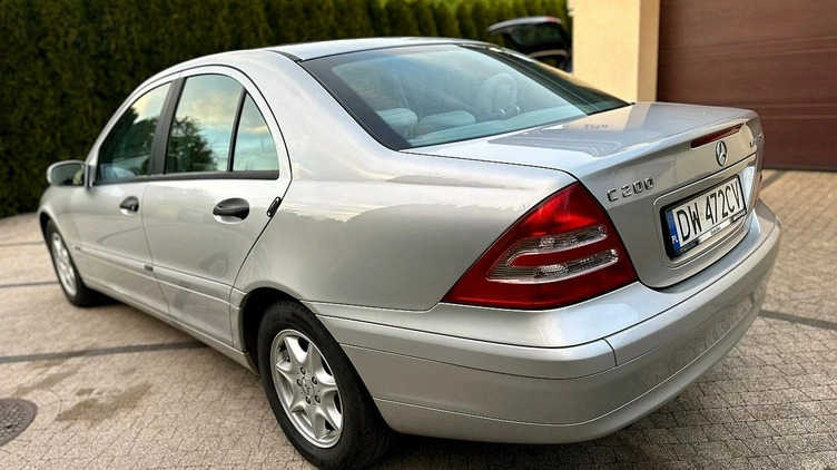 Mercedes-Benz Klasa C cena 13900 przebieg: 159000, rok produkcji 2001 z Wrocław małe 277